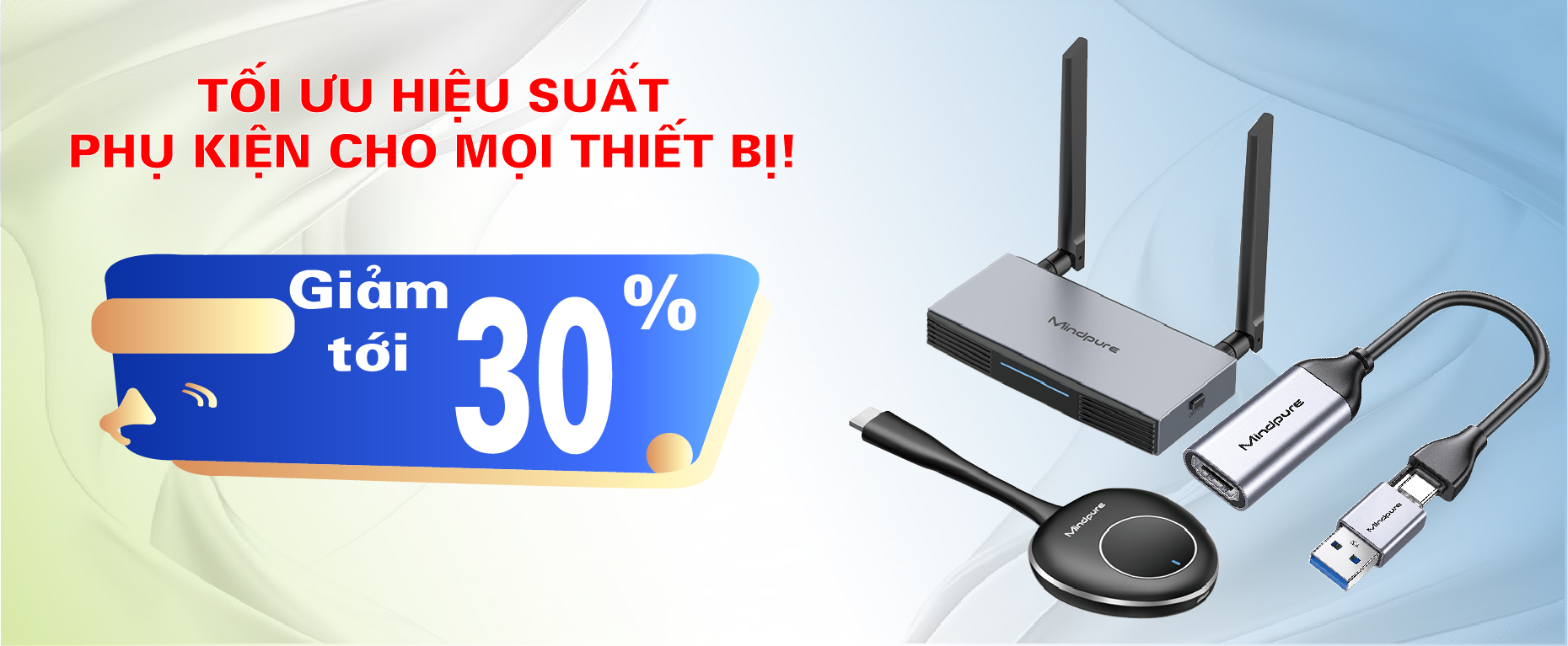 Khuyến mại thiết bị thu phát không dây