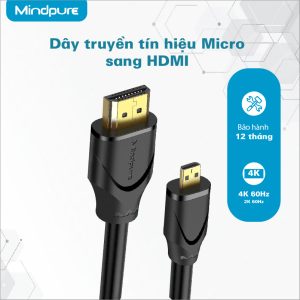 Cáp Micro HDMI to HDMI Mindpure AD015
