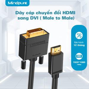 Cáp chuyển đổi HDMI to DVI Mindpure AD023