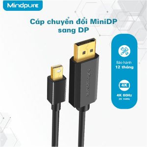 Cáp chuyển đổi Mini DisplayPort sang DisplayPort Mindpure AD036