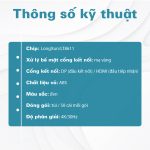 Bộ chuyển đổi DisplayPort sang HDMI Mindpure AD042 thumbnail