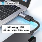 Bộ chuyển đổi USB 3.2 Gen2 Male sang Type-C Mindpure AD055 thumbnail