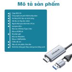 Bộ Hub chuyển đổi tín cổng Type C – USB 3.0 ra HDMI Mindpure AD069 thumbnail