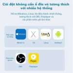 Bộ Hub chuyển đổi tín cổng Type C – USB 3.0 ra HDMI Mindpure AD067 thumbnail