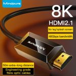 Cáp HDMI V2.1 sợi quang học hỗ trợ 8K 4K 2K Mindpure HD010 thumbnail