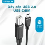 Cáp in USB 2.0 Type-C Mindpure US025 thumbnail