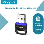 Cổng chuyển đổi USB 2.0 ra Bluetooth 5.1 Mindpure US020 thumbnail
