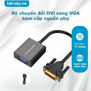 Bộ chuyển đổi DVI sang VGA Mindpure AD013