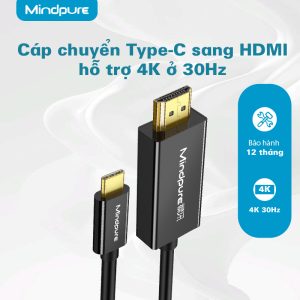 Cáp chuyển đổi USB3.1 Type-C to HDMI Mindpure AD030