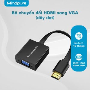 Bộ chuyển đổi HDMI sang VGA Mindpure AD033
