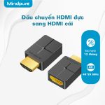 Bộ chuyển đổi HDMI đực sang HDMI cái Mindpure AD045 thumbnail