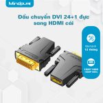 Đầu chuyển DVI 24+1 đực sang HDMI cái Mindpure AD049 thumbnail