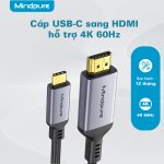 Cáp chuyển đổi USB Type-C to HDMI Mindpure AD057 thumbnail