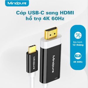 Cáp chuyển đổi USB Type-C to HDMI Mindpure AD062