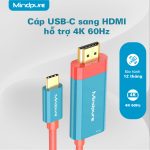 Cáp chuyển đổi USB Type-C to HDMI Mindpure AD062 thumbnail
