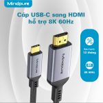 Cáp chuyển đổi USB Type-C to HDMI Mindpure AD066 thumbnail