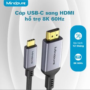 Cáp chuyển đổi USB Type-C to HDMI Mindpure AD066