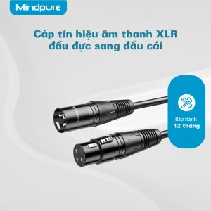 Cáp âm thanh XLR Male to Female Mindpure AU001