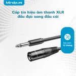 Cáp âm thanh 6.5mm – XLR Male to Male Mindpure AU002 thumbnail