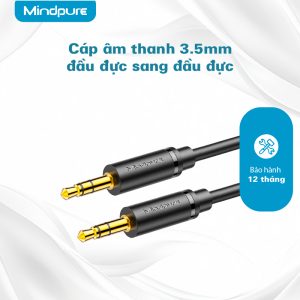 Cáp âm thanh 3.5mm male to male Mindpure AU004