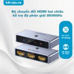 Bộ chuyển mạch HDMI 2 chiều Mindpure SW003 thumbnail