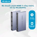 Bộ chuyển mạch HDMI 3 vào 1 ra Mindpure SW004 thumbnail