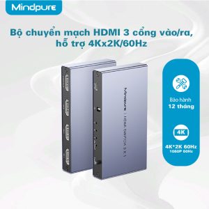 Bộ chuyển mạch HDMI 3 vào 1 ra Mindpure SW004