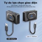 Bộ chia USB Type-C sang 4 cổng USB3.0 Mindpure US021 thumbnail