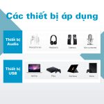 Bộ chuyển đổi USB 2.0 ra cổng âm thanh 3.5 Mindpure US028 thumbnail
