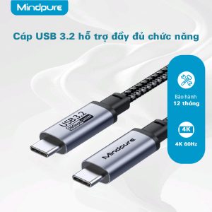 Cáp dữ liệu USB3.2 đa chức năng Mindpure US031