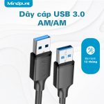 Cáp USB 3.0 2 đầu đực AM/AM Mindpure US101 thumbnail