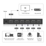 Bộ chuyển đổi HDMI 5 vào 1 ra Mindpure SW005 4Kx2K/60Hz thumbnail