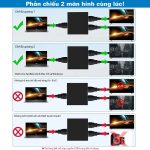 Bộ chia HDMI 1 vào 2 ra Mindpure SW006 thumbnail