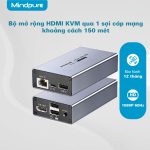 Bộ mở rộng HDMI KVM qua cáp mạng 150m Mindpure SW104 thumbnail
