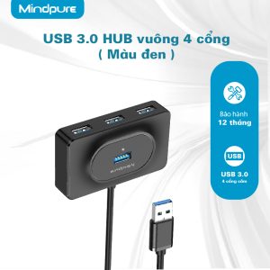 Bộ chia USB3.0 4 cổng Hub Mindpure US014