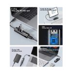 Bộ chia USB Type-C sang 4 cổng USB3.0 Mindpure US023 thumbnail