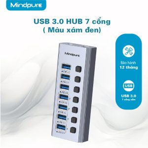 Bộ chia 7 cổng USB3.0 Mindpure US029