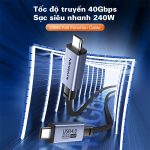Cáp dữ liệu đa chức năng USB4 Mindpure US032 thumbnail