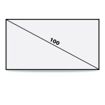 Màn chiếu khung cố định Dalite Fix100 thumbnail