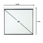 Màn chiếu treo tường Dalite P70WS thumbnail