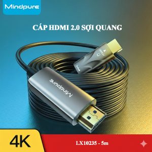 Cáp HDMI Mindpure LX10235 5m chuẩn 2.0 hỗ trợ 4K 60Hz 2K 144Hz