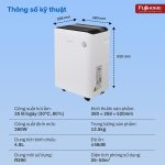 Máy hút ẩm FujiHome DH35W-HEPA thumbnail
