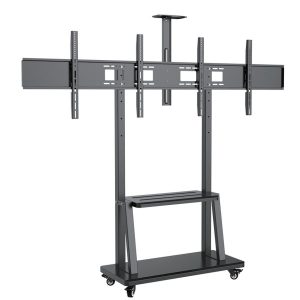 Giá treo 2 màn hình tương tác, tivi di động Dalite 2100-2