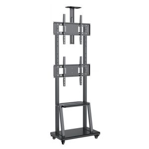 Giá treo 2 màn hình tương tác, tivi di động Dalite SX1700