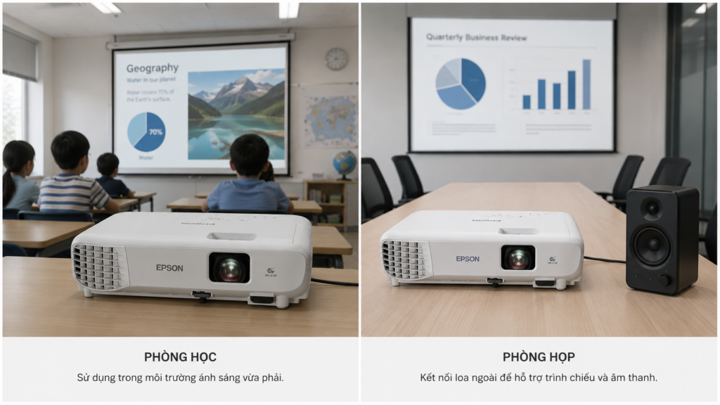 EB-W53 sự phù hợp với nhiều công việc